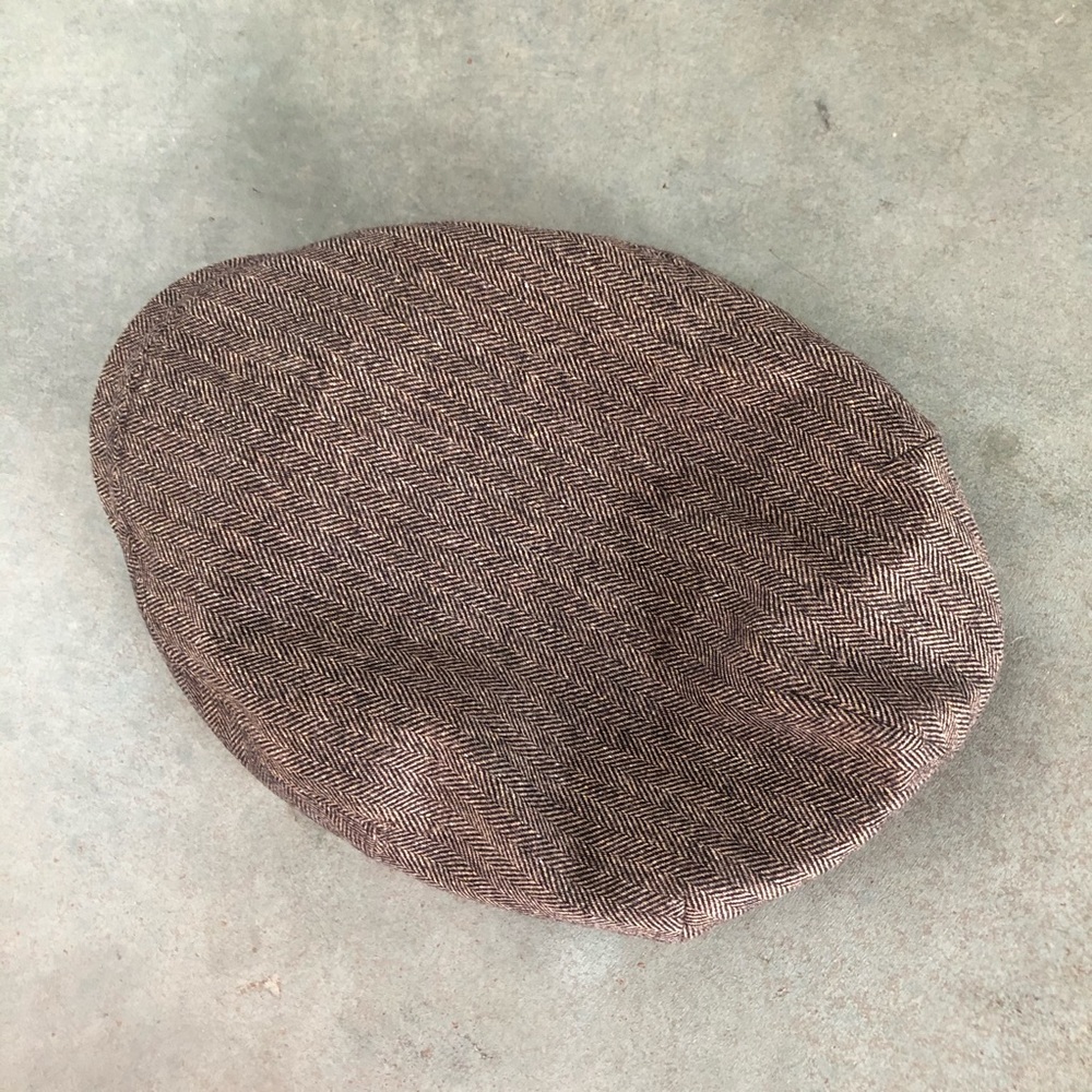 Stetson Herringbone Men Cap Silk & Cashmere Size L